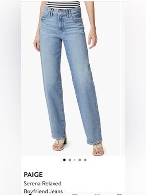 Paige Serena Relaxed Boyfriend Jeans. Size 31